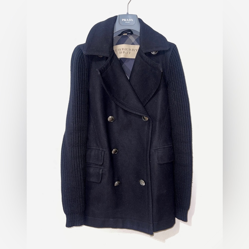 Black Vintage Burberry Coat Women’s - small 38